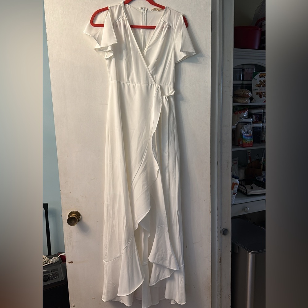 Altar'd State White High Low Dress